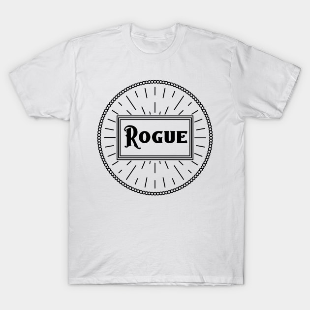 DnD Rogue - Light T-Shirt by banditotees